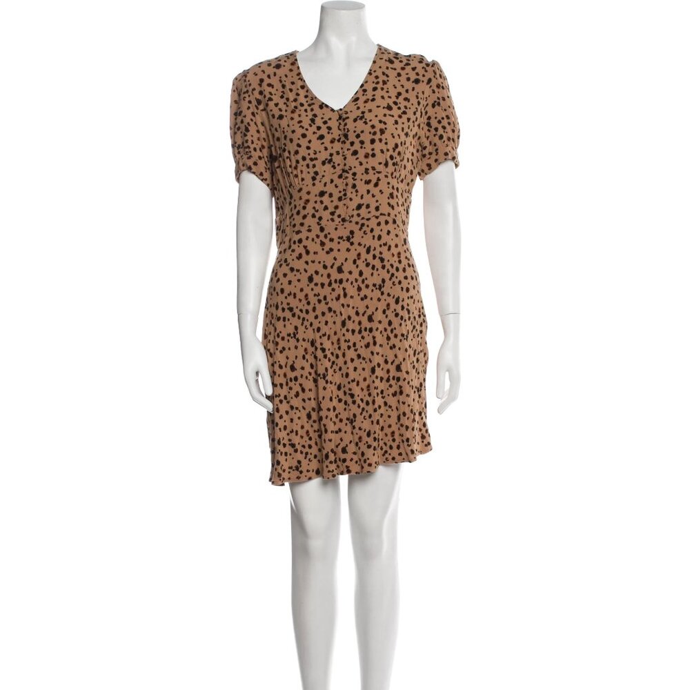 Rouje Paris Mini Dress – Animal Print – Size: M | US8, FR40